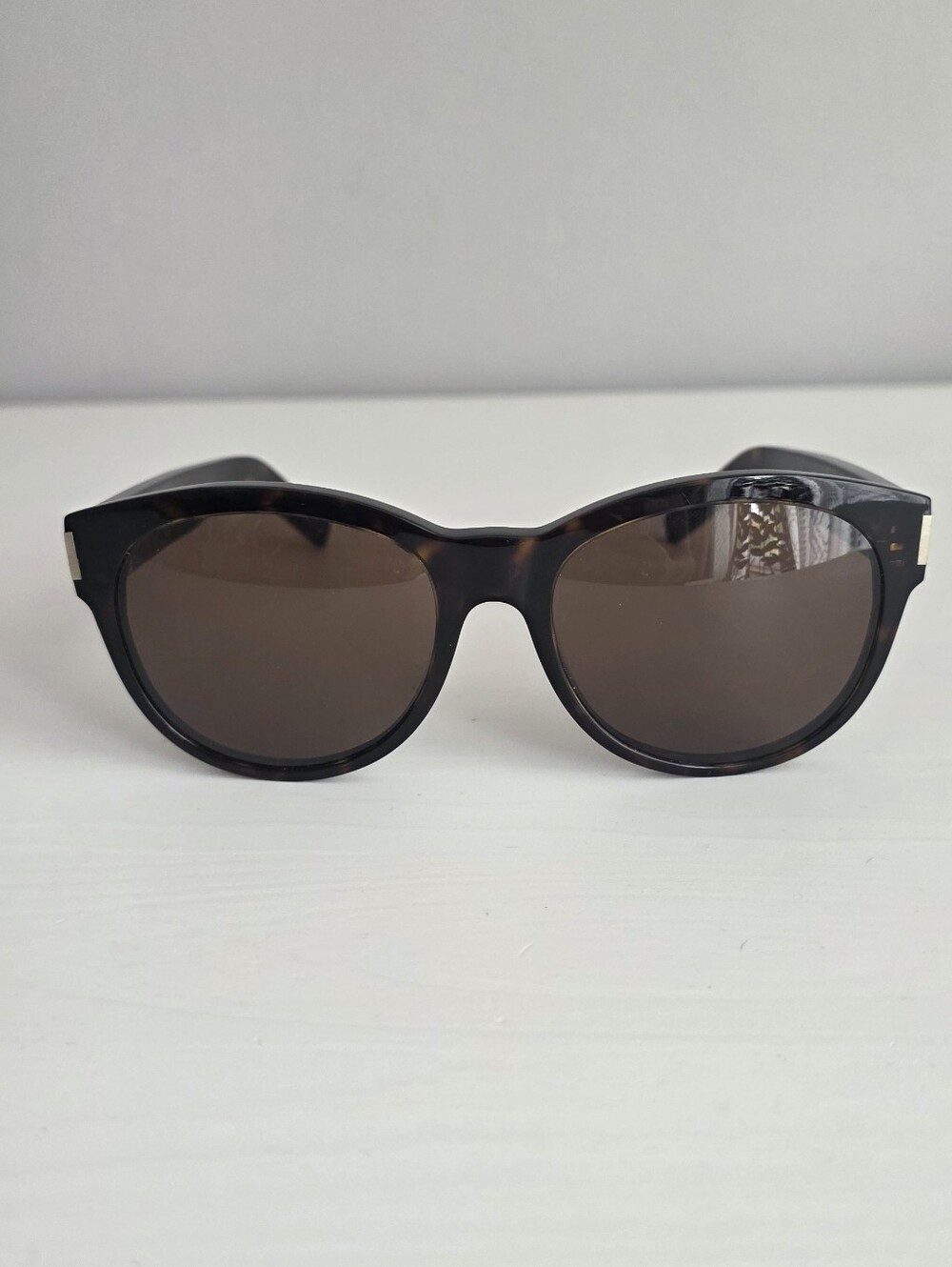 Saint Laurent SL 67 Sunglasses -Tortoise With Case - Picture 4 of 14